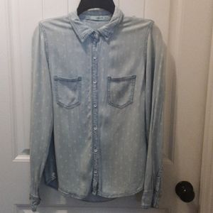 MAURICE'S BRAND / MISSES BUTTON DOWN SHIRT / MED